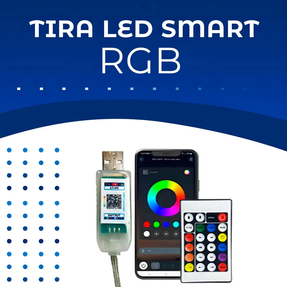 Tira Led Neon Rgb Usb App Control Remoto Usb 5 Metros