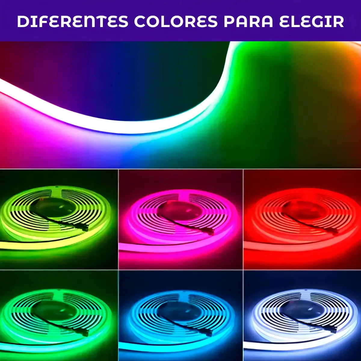 Tira Led Neon Rgb Usb App Control Remoto Usb 5 Metros