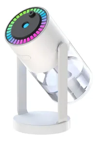 Humidificador Difusor Proyector Led Estrellas Rojas 280ml Usb