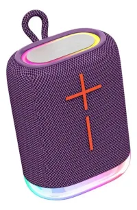 Parlante Bluetooth Rgb Potente Sonido Waterproof 5w Violeta