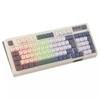Teclado Noga RGB con Retroiluminación, en Español y Diseño Vintage