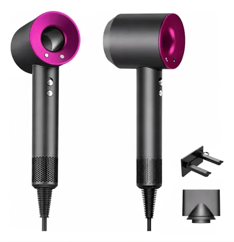 Secador de Pelo Profesional Iónico 1600W Con Soporte de Pared 